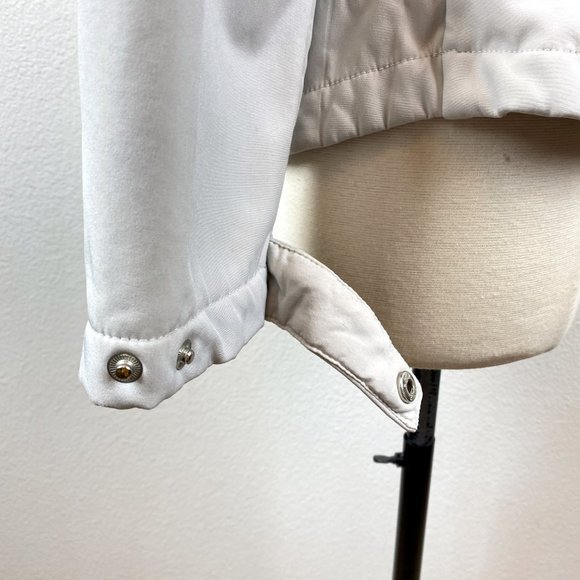 ZERO X POSUR Hooded Jacket Sz Small Light Gray Fleece Lined Outdoor Sports - Picture 10 of 11